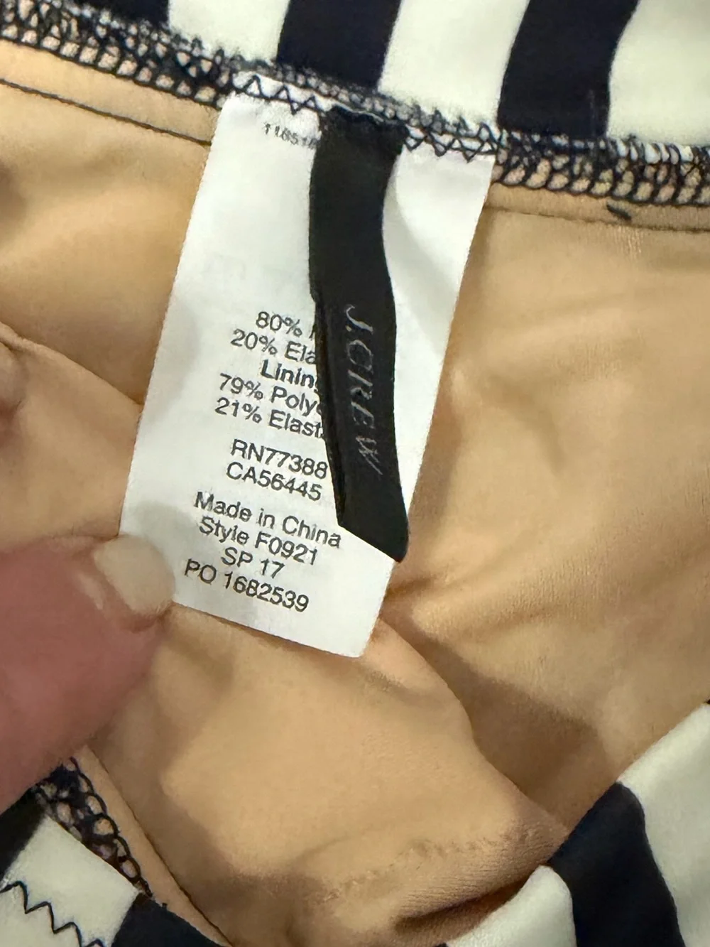 J. Crew crew one